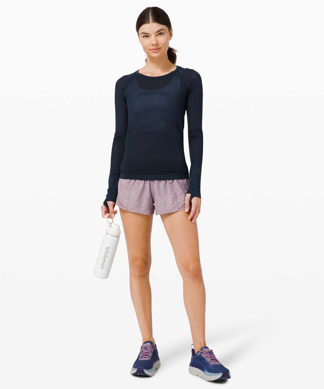 Lululemon Hotty Hot Short II *2.5" - Heather Lux Multi Violet Verbana