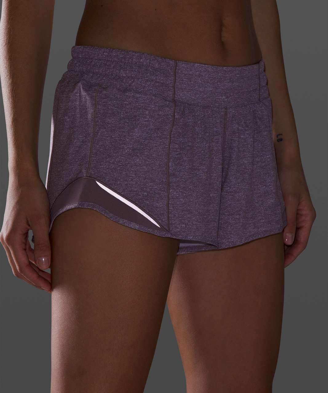 Lululemon Hotty Hot Short II *2.5" - Heather Lux Multi Violet Verbana