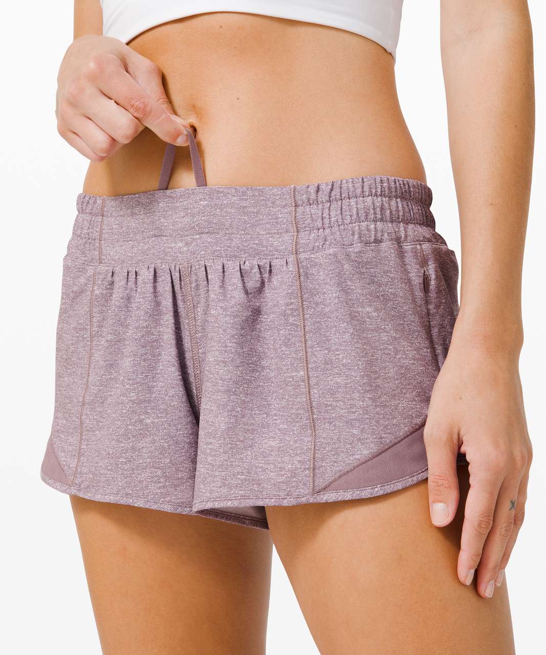 Lululemon Hotty Hot Short II *2.5" - Heather Lux Multi Violet Verbana