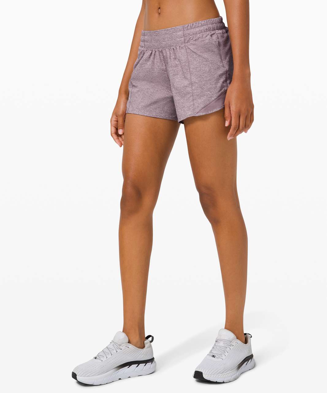 Lululemon Hotty Hot Short II *Long 4" - Heather Lux Multi Violet Verbana