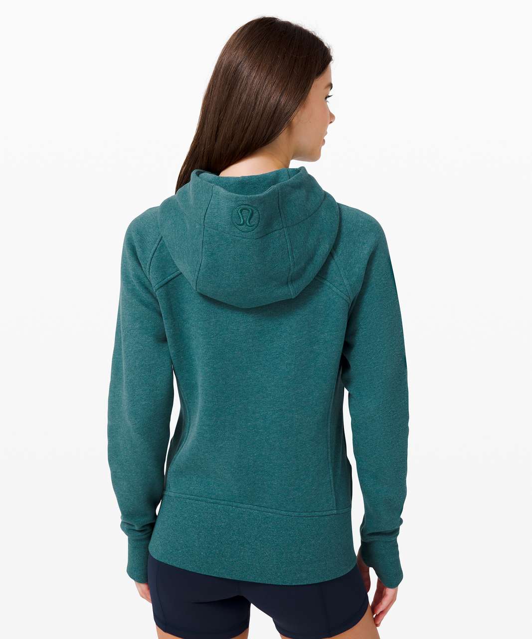 Lululemon Scuba Oversized 1/2 Zip Hoodie - Heathered Desert Teal