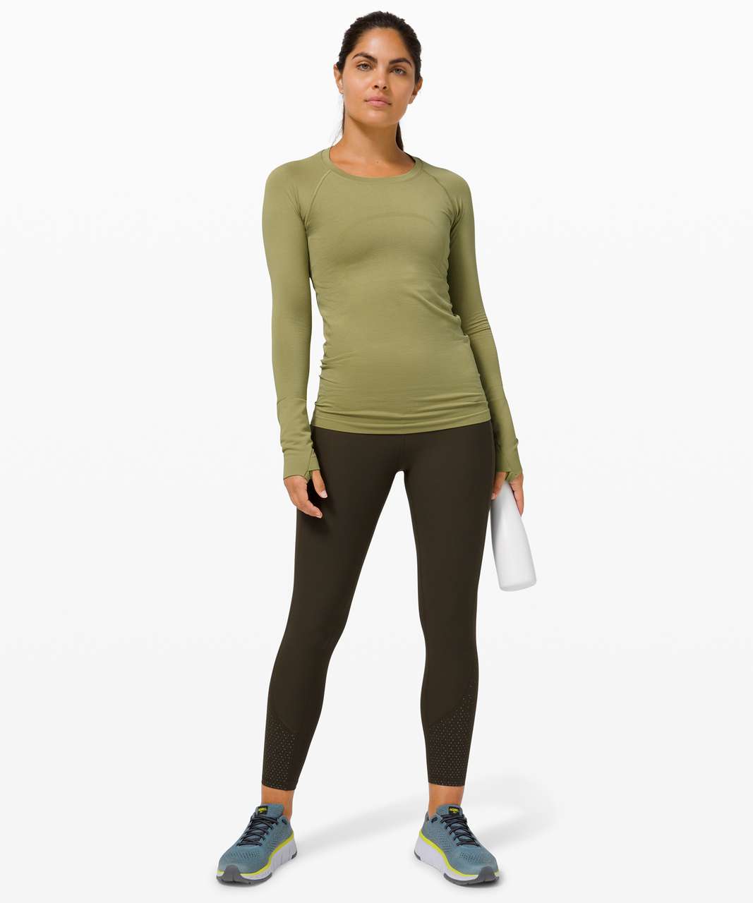 NWT LULULEMON WLDM/WLDM Aqua Green Swiftly Tech LS 2.0 Lightweight Crew Top  6