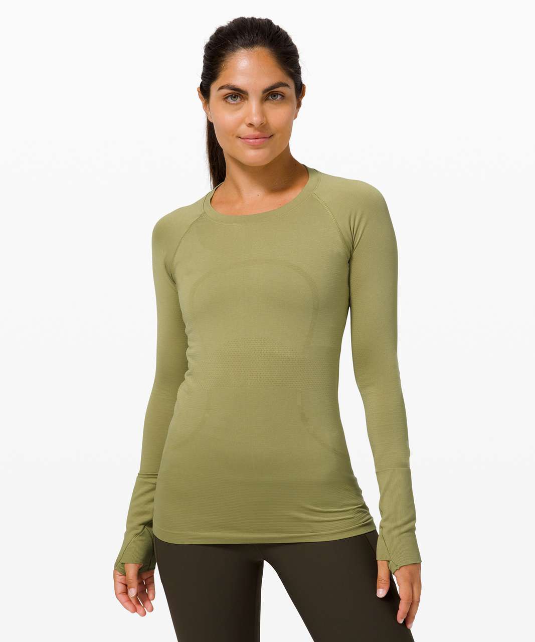 NEW LULULEMON Swiftly Tech 2.0 Short Sleeve Top 0 Bronze Green