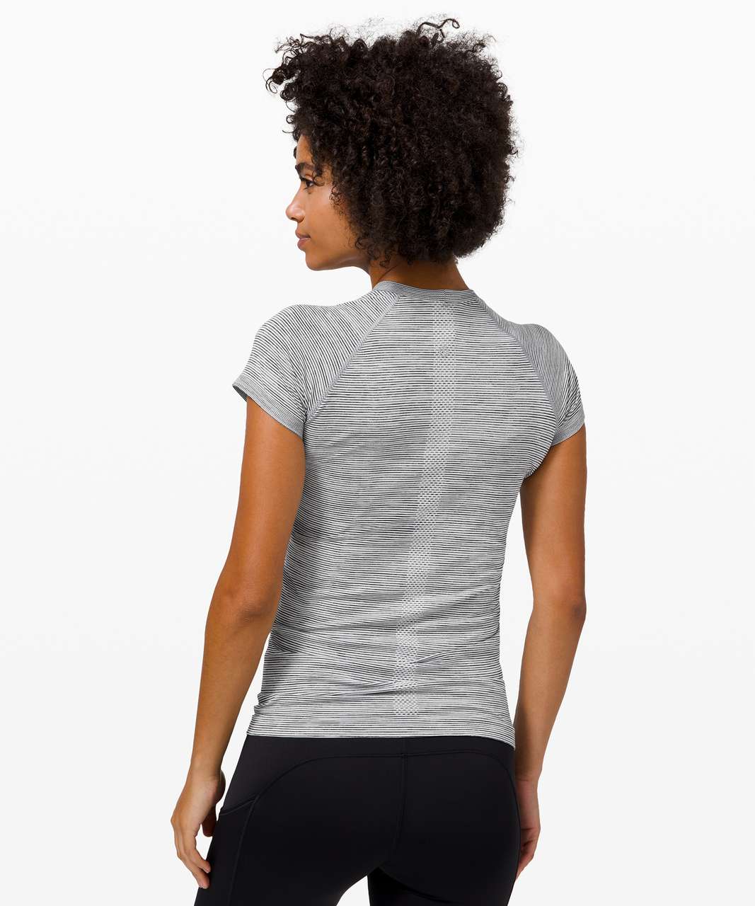 Lululemon Swiftly Tech Short Sleeve 2.0 - White / White / Black