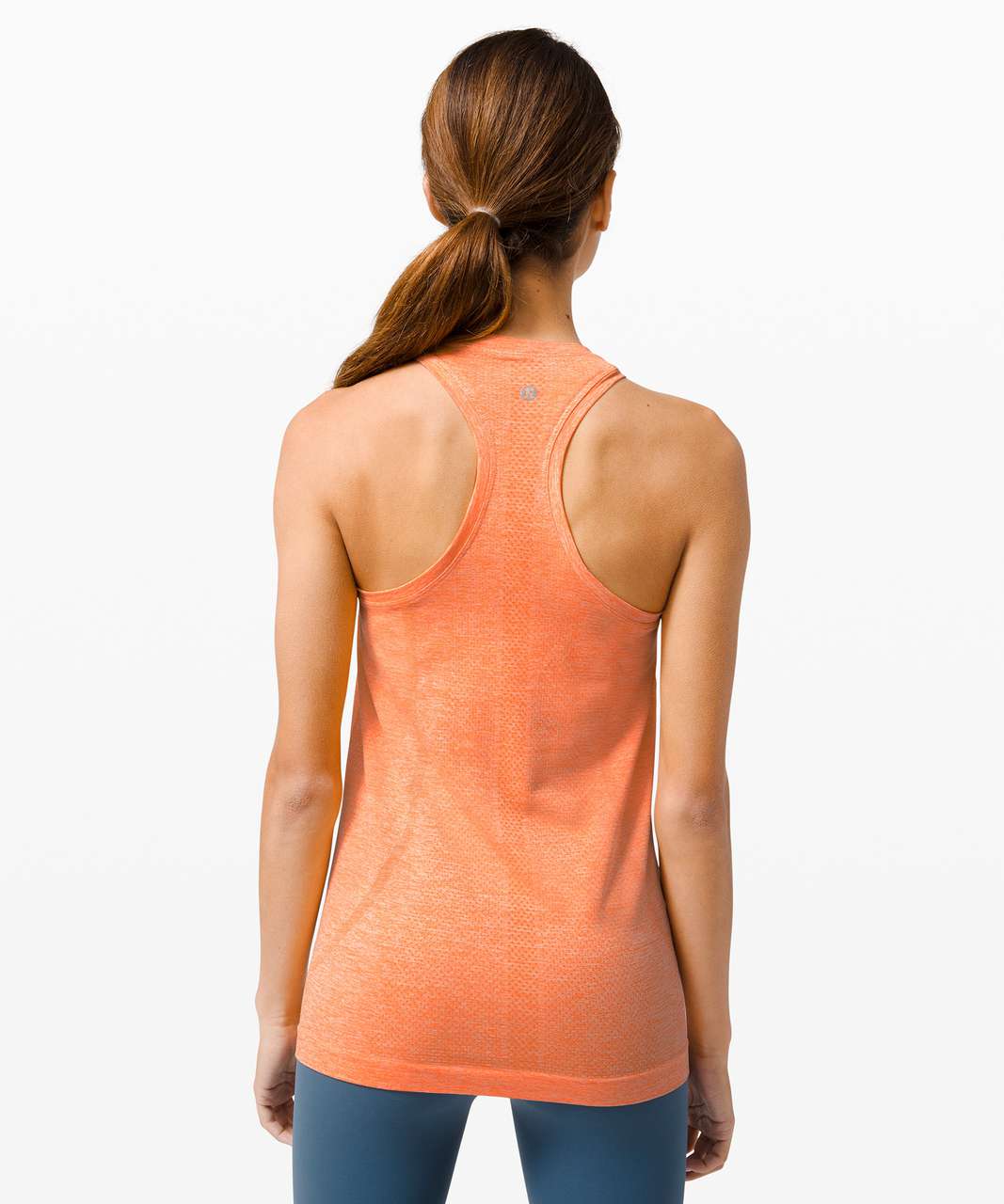 Lululemon Swiftly Tech Racerback 2.0 - Amber Orange / White