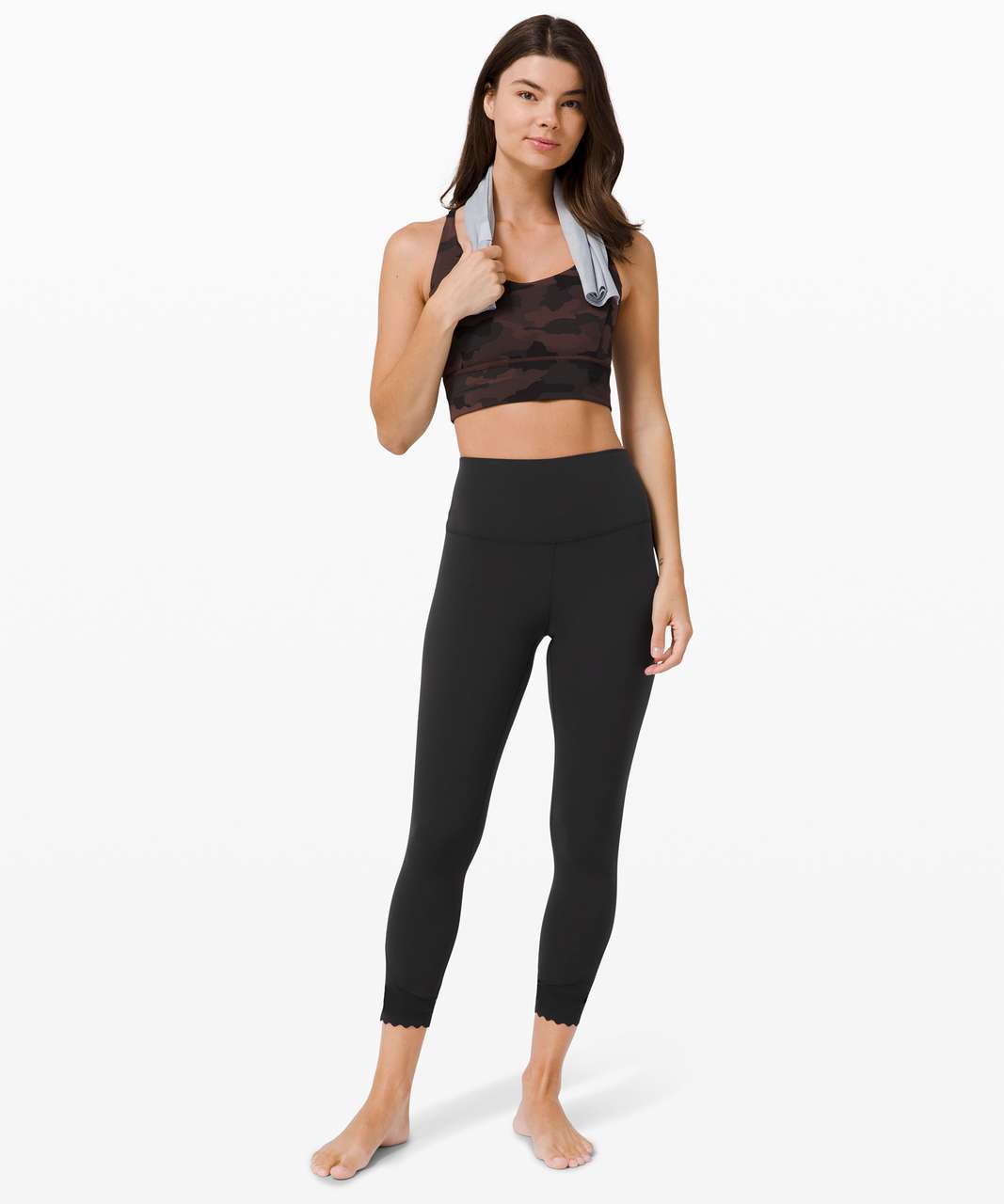 Black Align high-rise 25 cropped leggings, lululemon