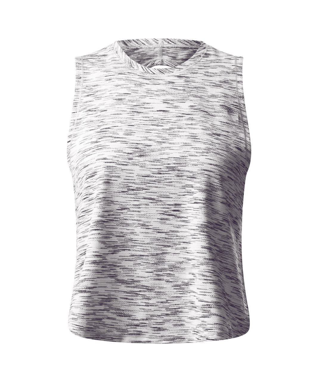 Lululemon Fast As Light Muscle Tank - Tiger Space Dye Black White