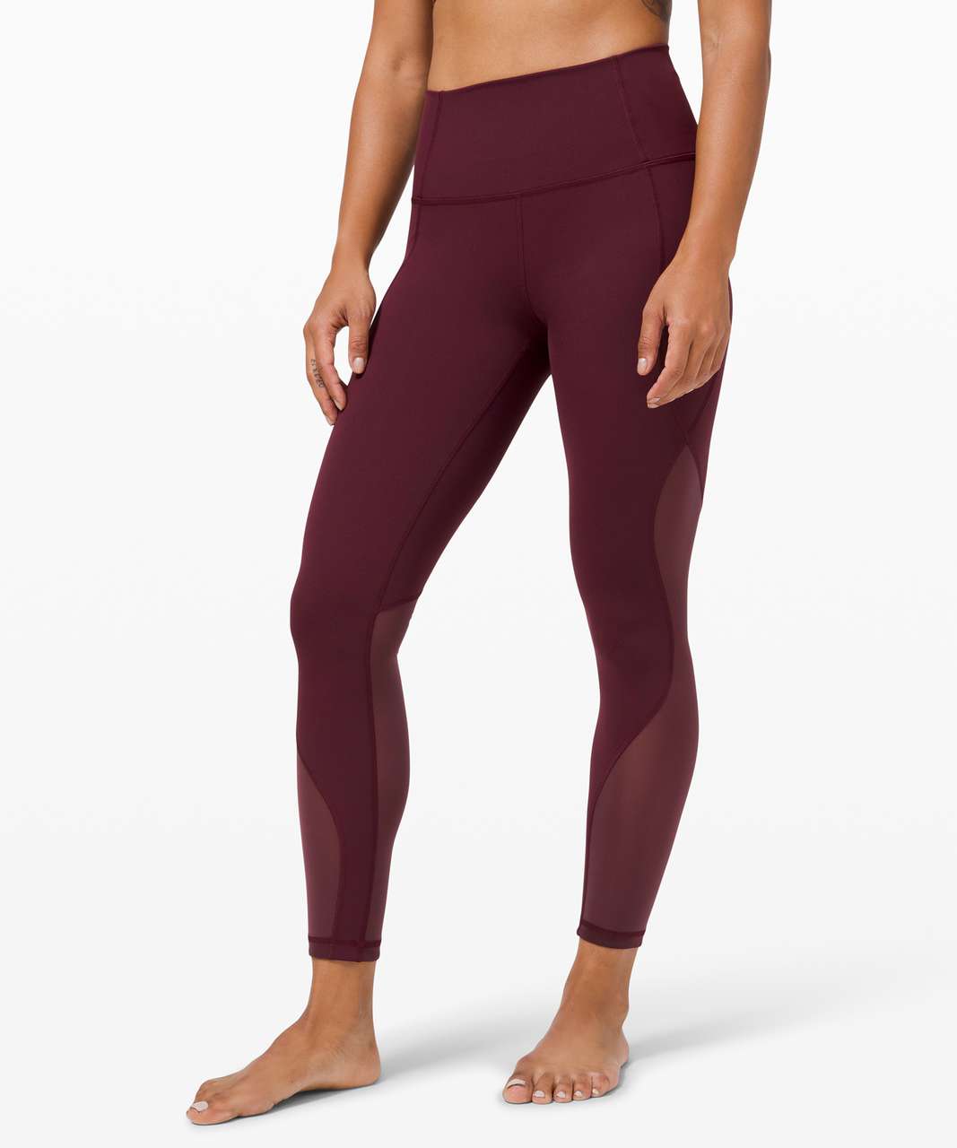 Lululemon Wunder Under High-Rise Tight 25 *Chiffon Mesh - Cassis