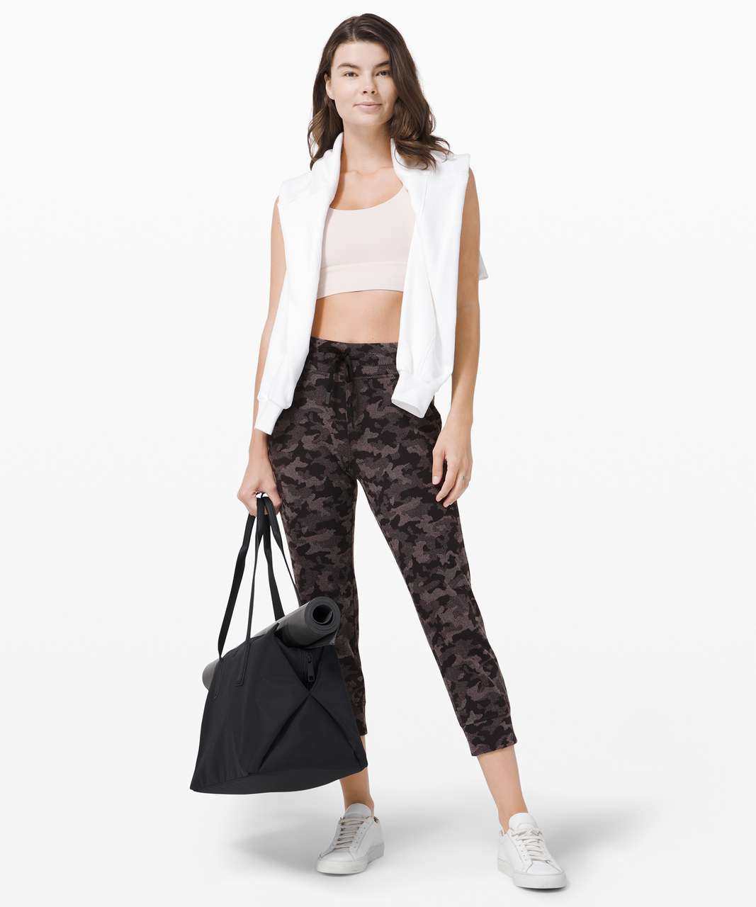 Lululemon Ready to Rulu Jogger Crop - Heritage Camo Jacquard Black Lunar  Rock - lulu fanatics