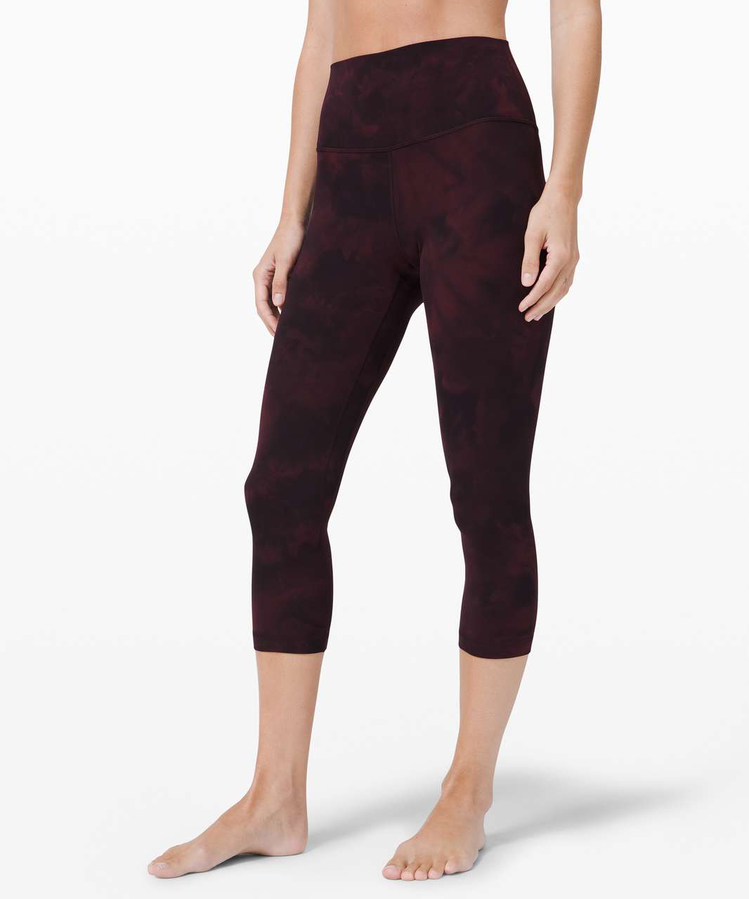 Lululemon Align Crop 21" *Diamond Dye - Diamond Dye Cassis Black