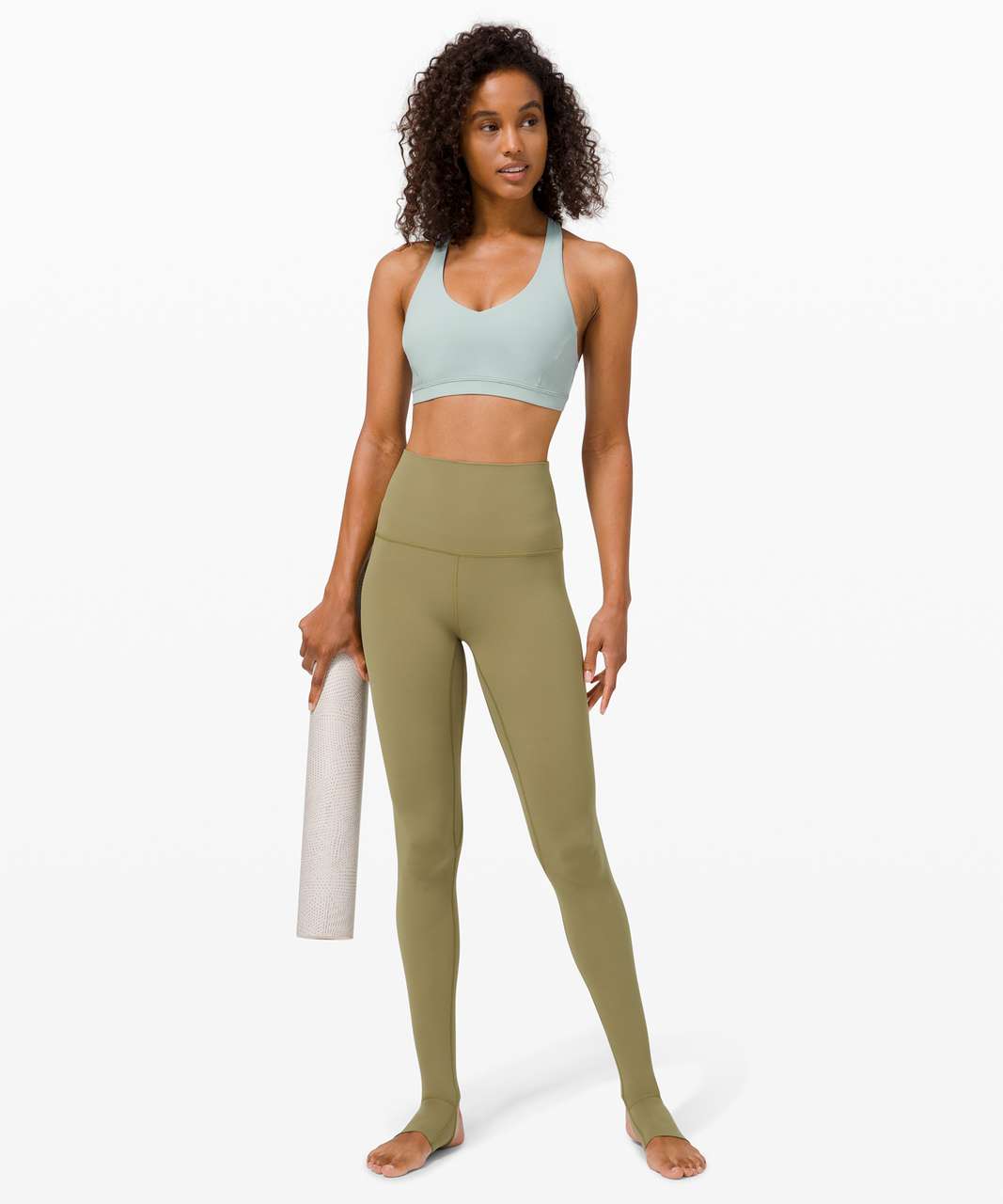 Lululemon Arise Cropped Long Sleeve - White - lulu fanatics