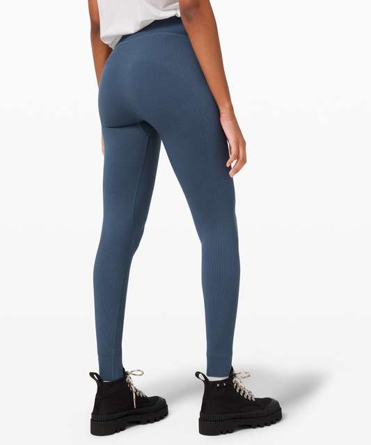 Lululemon Keep the Heat Thermal High-Rise Tight 28 *Colourblock - Black /  Graphite Grey - lulu fanatics