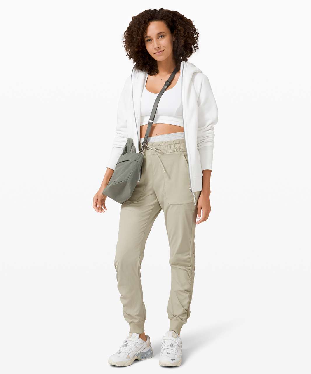 Beyond the Studio Lined Jogger, Grey Sage