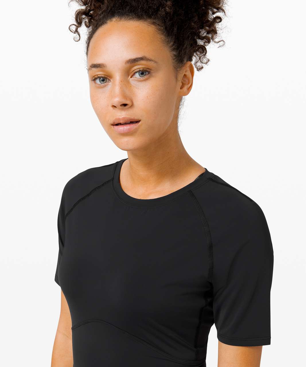 Lululemon Fine Force Short Sleeve - Black - lulu fanatics