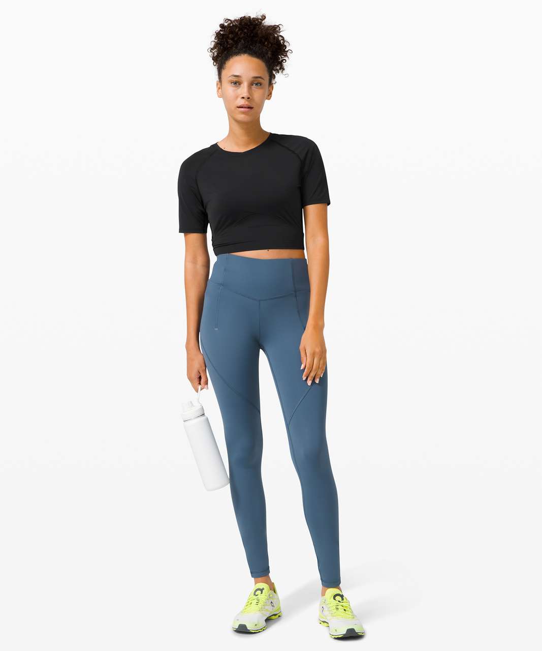 Lululemon Fine Force Short Sleeve - Black - lulu fanatics