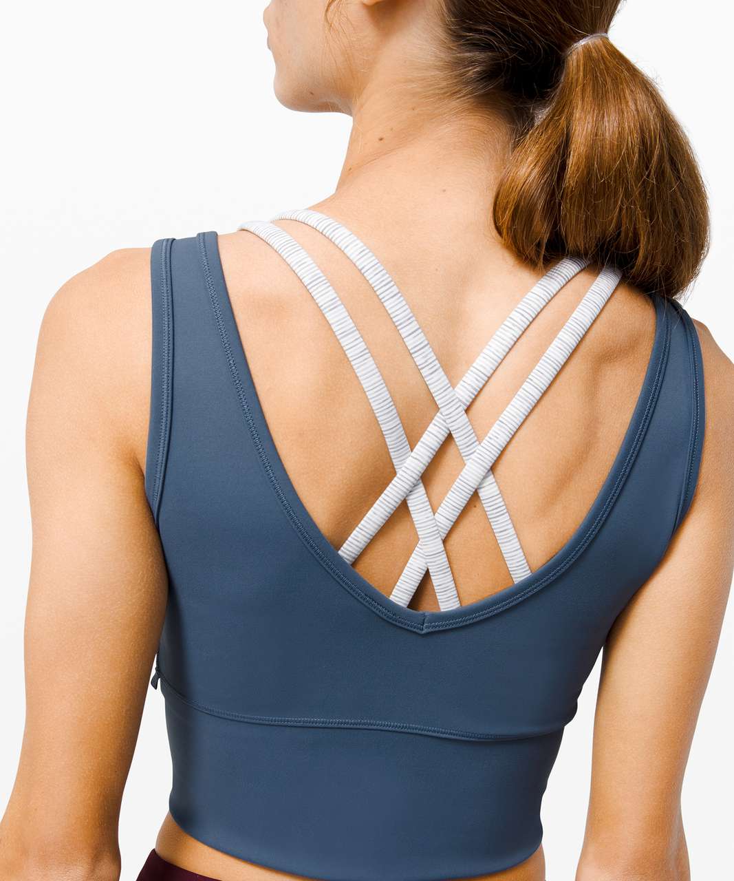 Lululemon Power Pivot Tank Top *Rib - Capture Blue - lulu fanatics