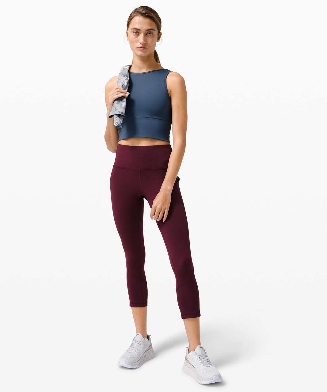 Lululemon Power Pivot Tank *Everlux - Iron Blue - lulu fanatics