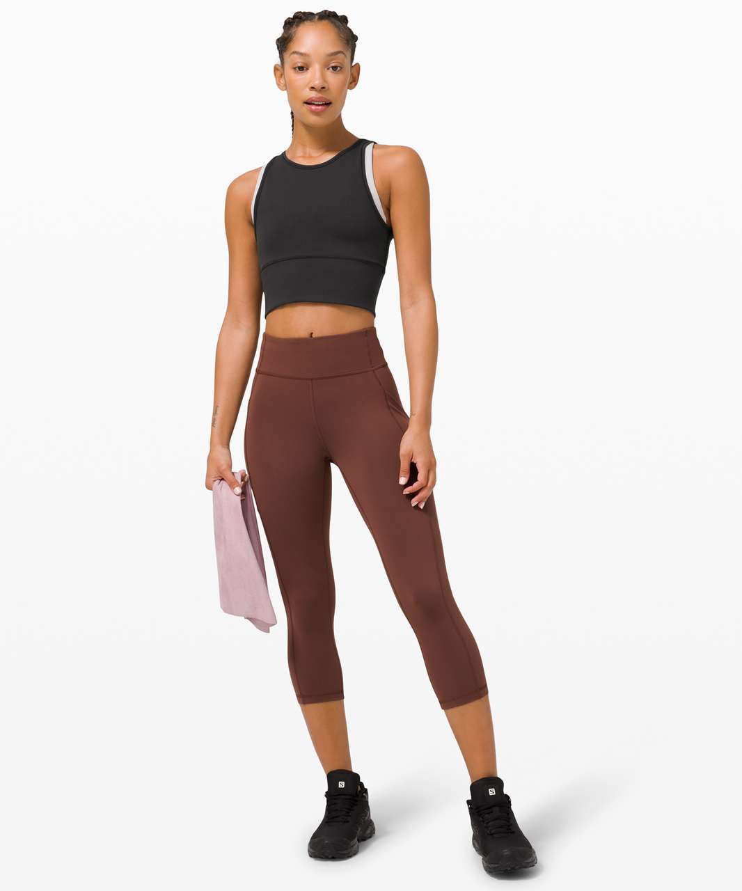 Lululemon Power Pivot Tank *Everlux - Black - lulu fanatics