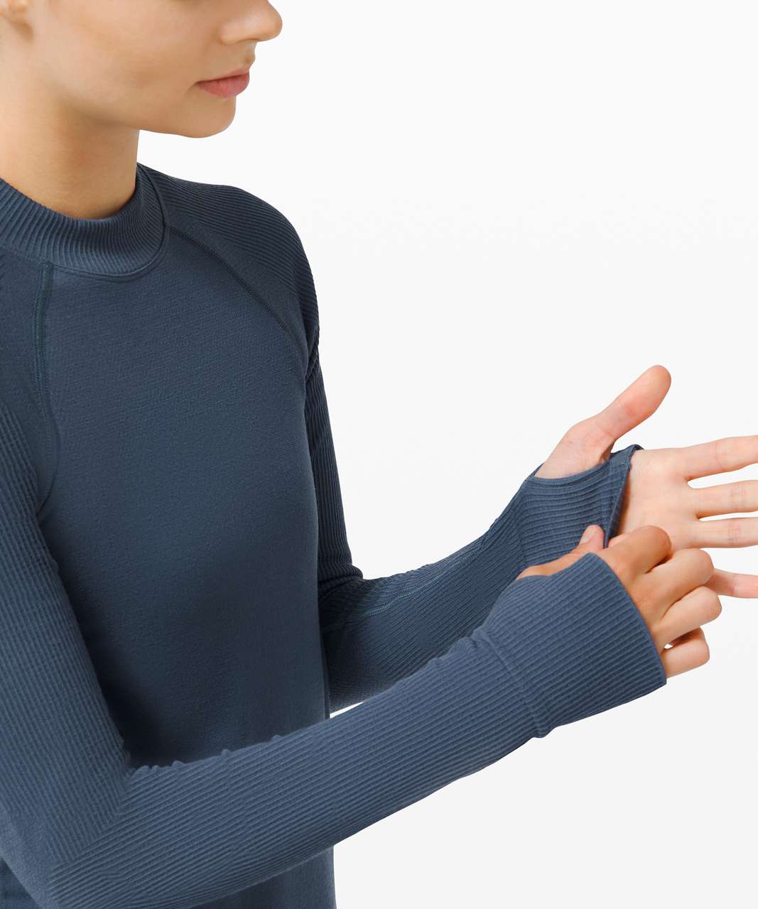 Lululemon Keep The Heat Thermal Long Sleeve - Iron Blue