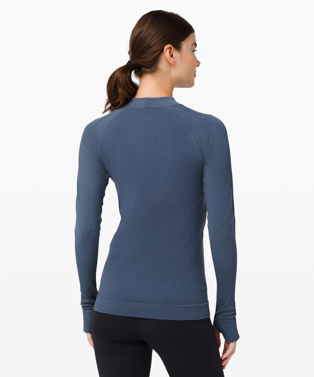 Lululemon Keep The Heat Thermal Long Sleeve - Iron Blue