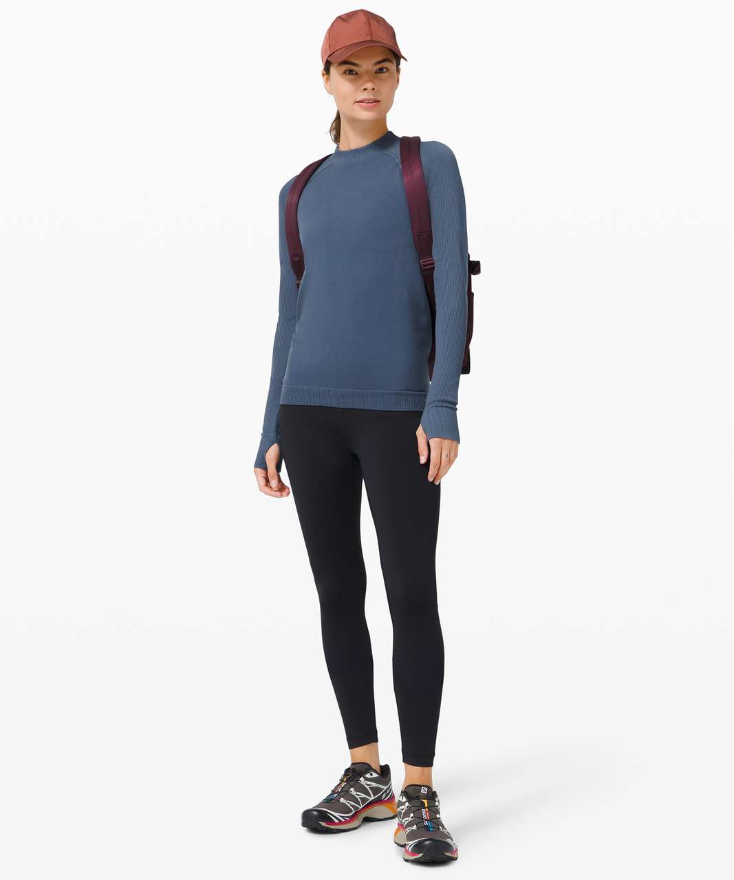 Lululemon Keep the Heat Thermal High-Rise Tight 28 *Colourblock - Black /  Graphite Grey - lulu fanatics