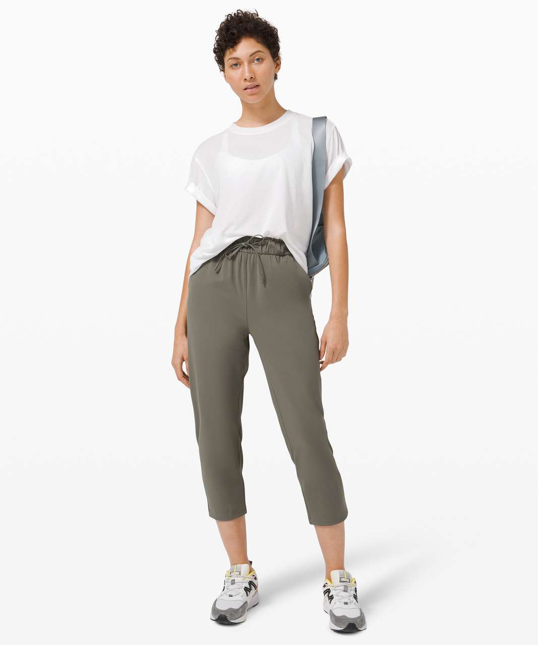 Lululemon Keep Moving Crop 23" - Grey Sage