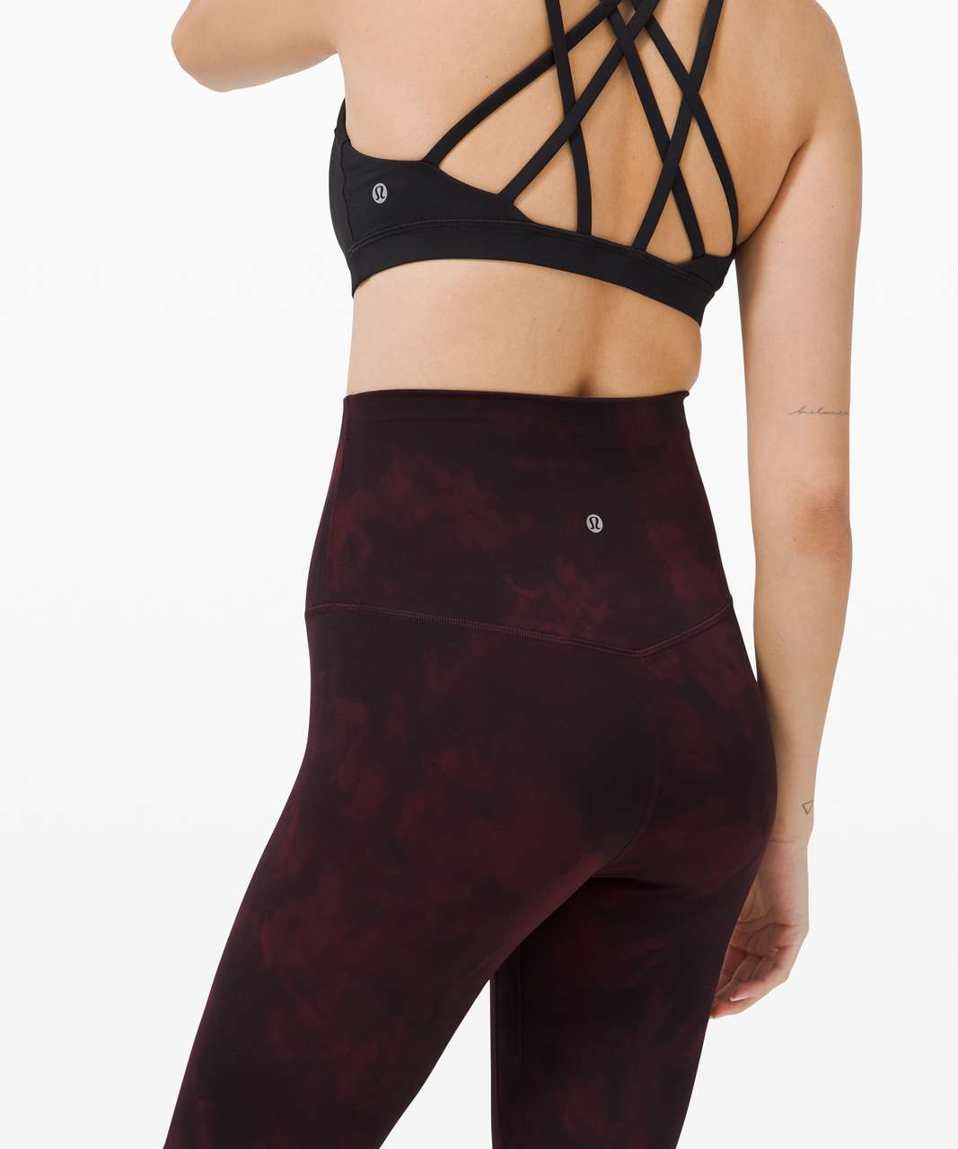 Lululemon Align Super High Rise Short Diamond Dye *10 - Diamond Dye Cassis  Black - lulu fanatics