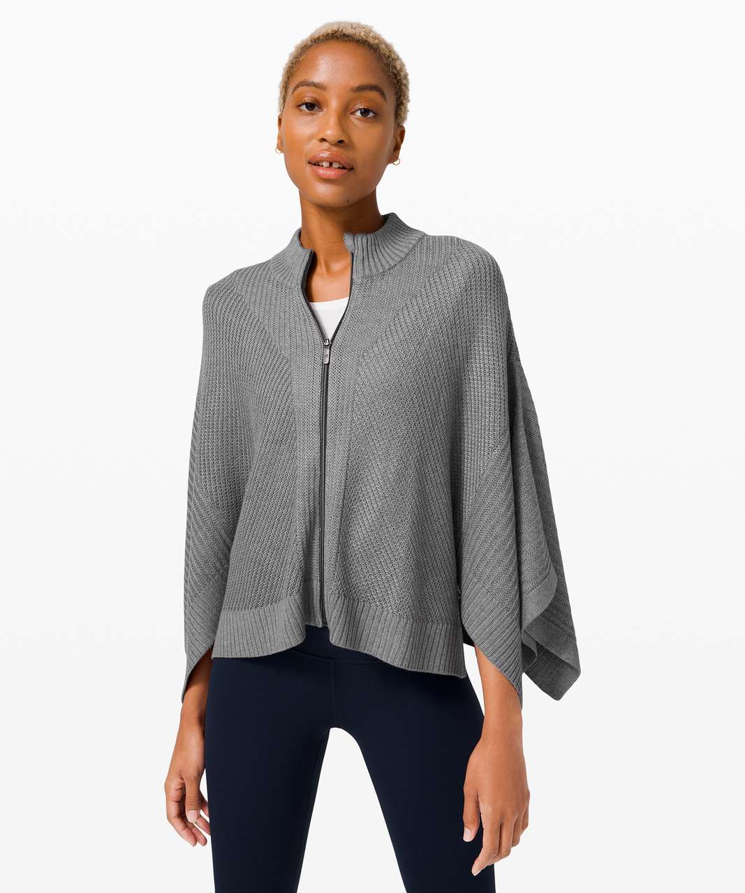 Lululemon Softer Still Wrap - Heathered Asphalt Grey - lulu fanatics