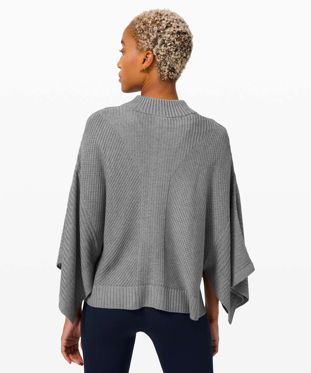 Lululemon Softer Still Wrap - Heathered Asphalt Grey