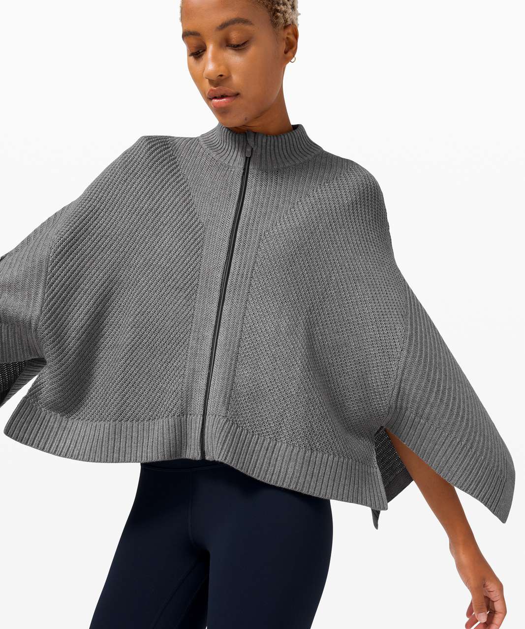 Lululemon Softer Still Wrap - Heathered Asphalt Grey