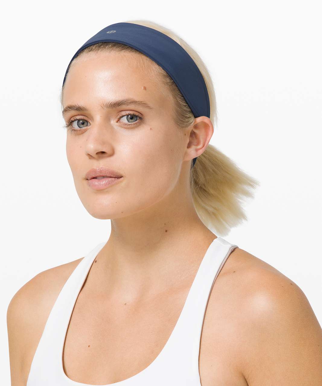 Lululemon Fly Away Tamer Headband II *Luxtreme - Iron Blue - lulu