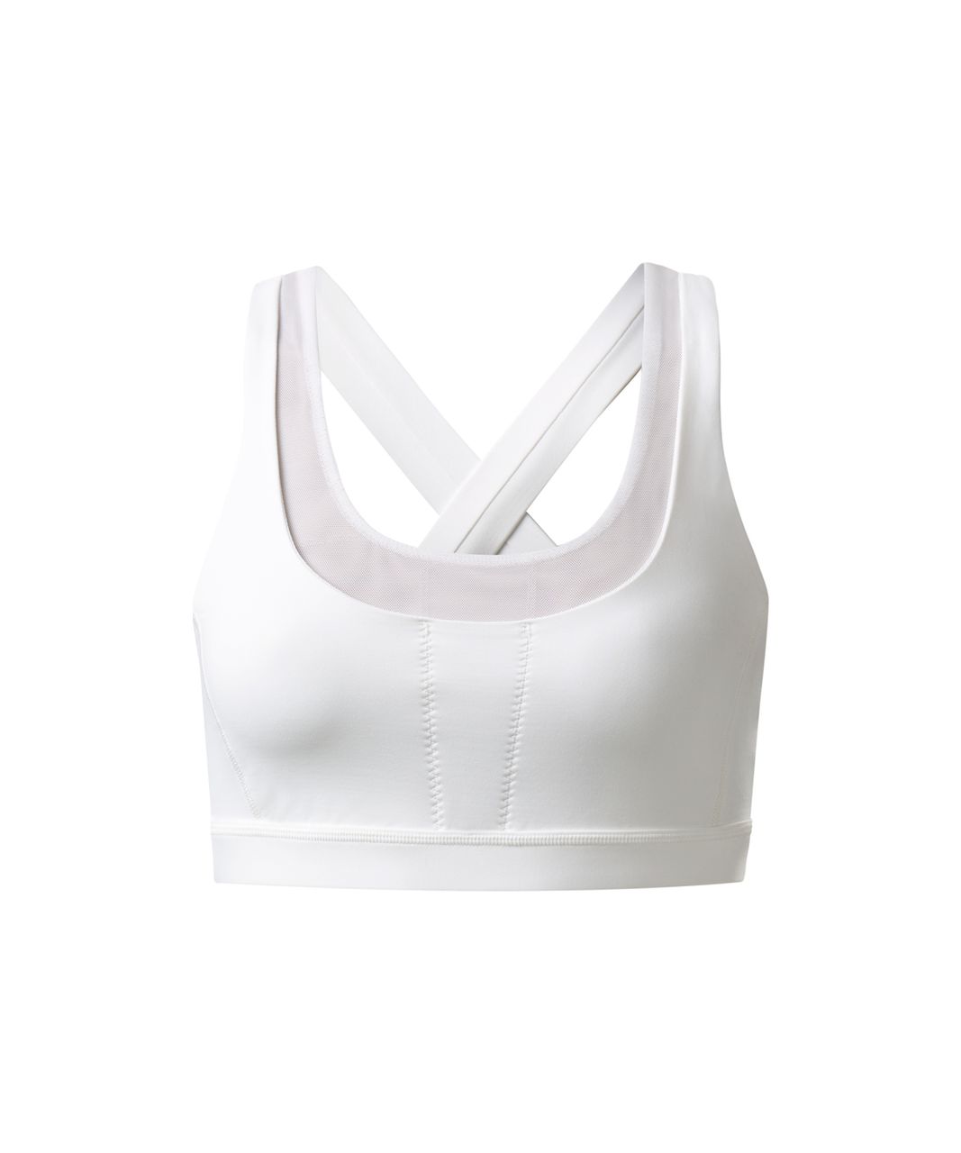 Lululemon Get Set Bra Mesh Sports Bra Size 2 White - $17 (66% Off Retail) -  From Jessica