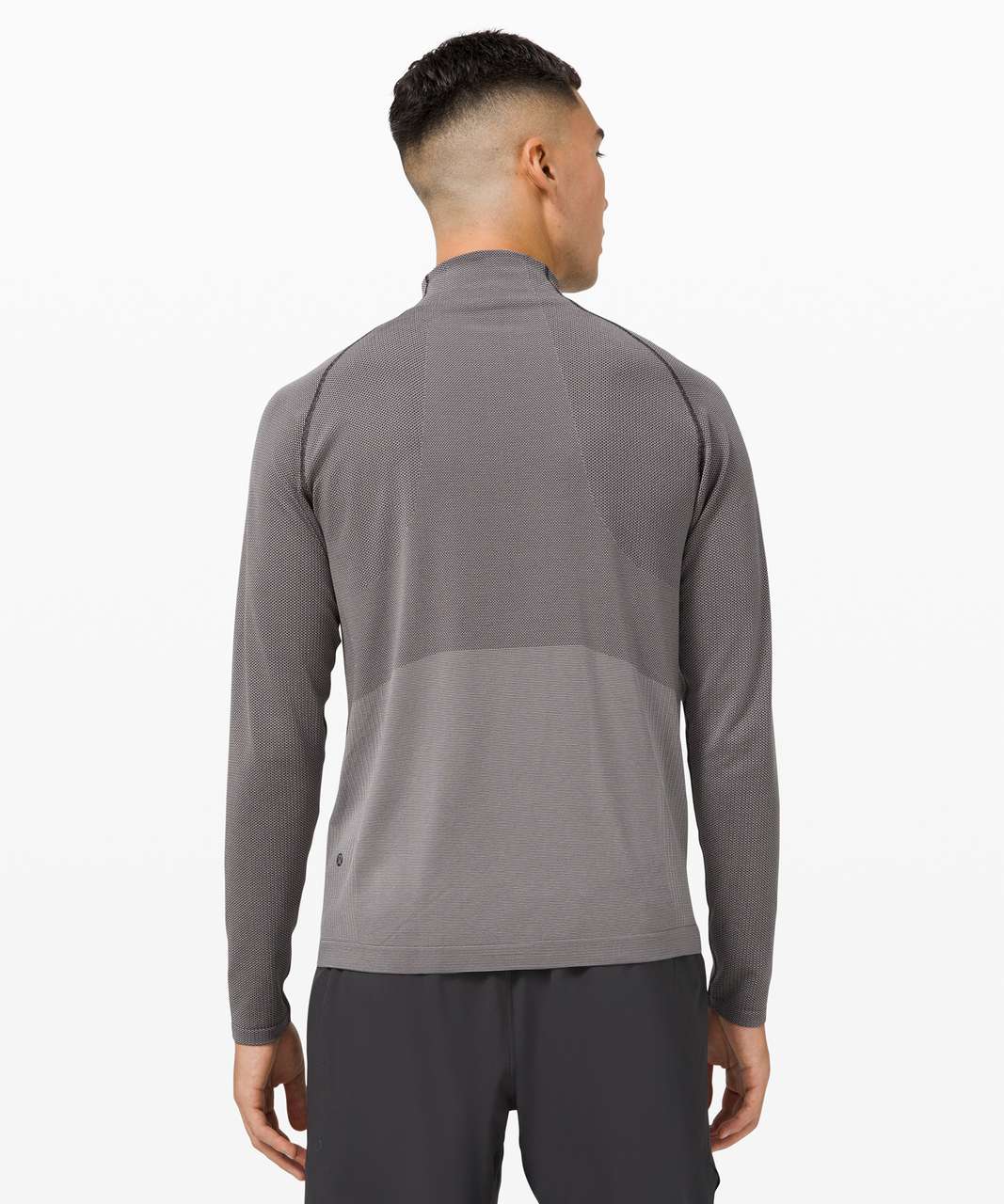 Lululemon Metal Vent Tech 1/2 Zip 2.0 - Feeder Stripe Graphite Grey ...