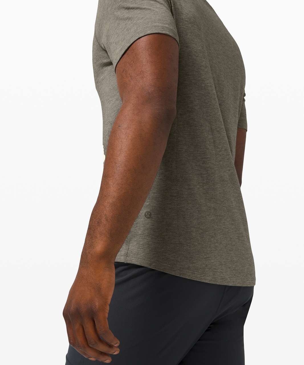 Lululemon 5 Year Basic Short Sleeve Henley - Heathered Grey Sage