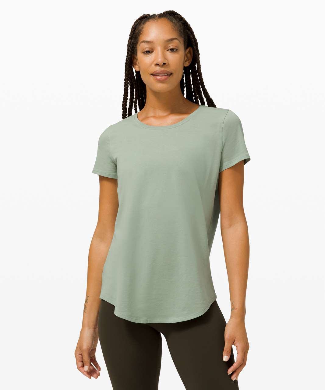 Lululemon Love Crew III - Willow Green - lulu fanatics