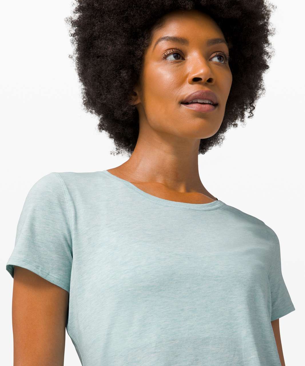 Lululemon Love Crew III - Heathered Hazy Jade