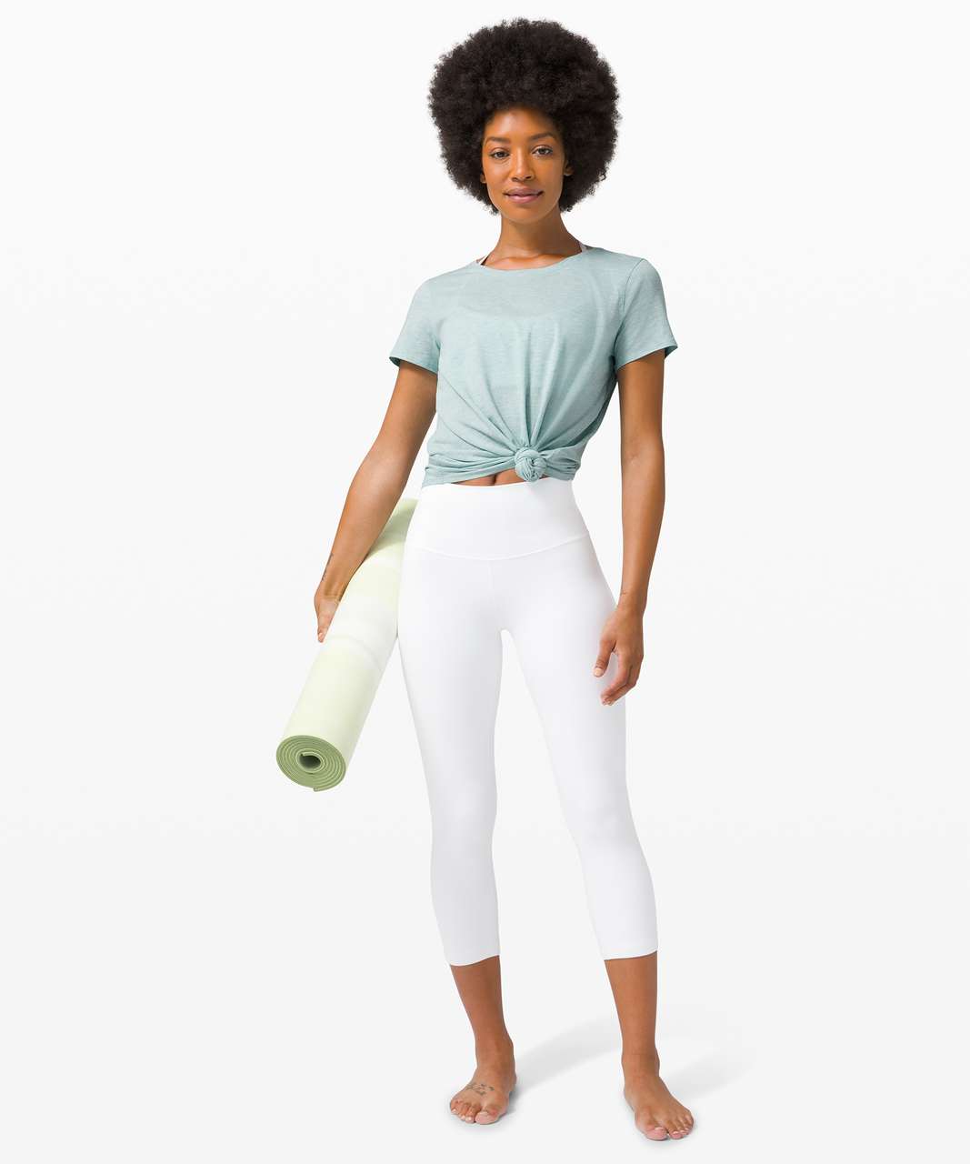 Lululemon Love Crew III - Heathered Hazy Jade