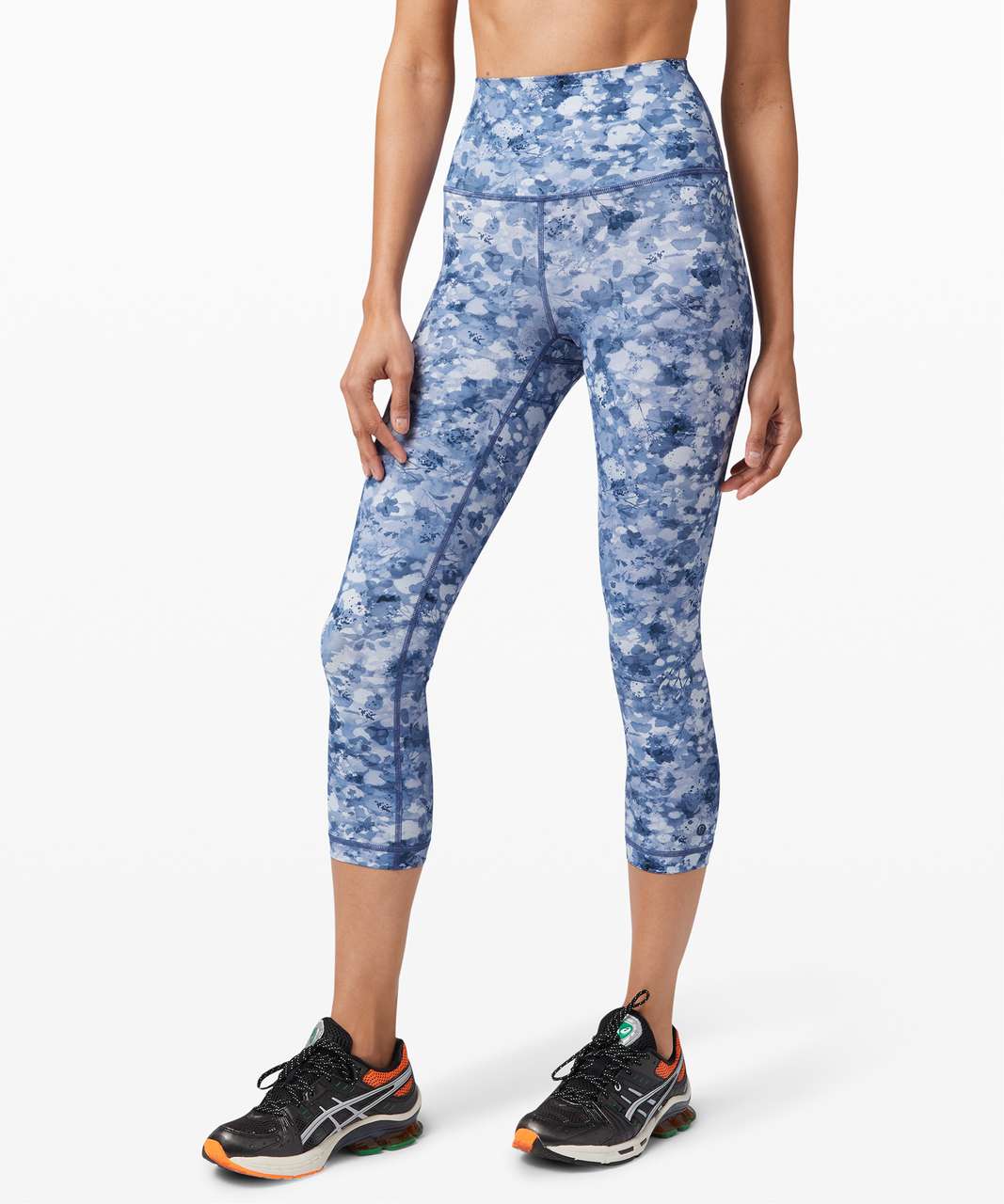 Lululemon Run with the Waves Crop 21" - Dappled Blossom Multi