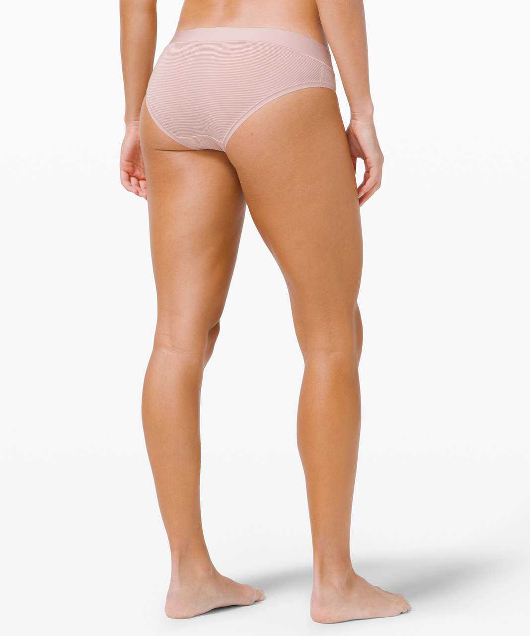 Lululemon Soft Breathable Thong *Stripe - Misty Pink - lulu fanatics