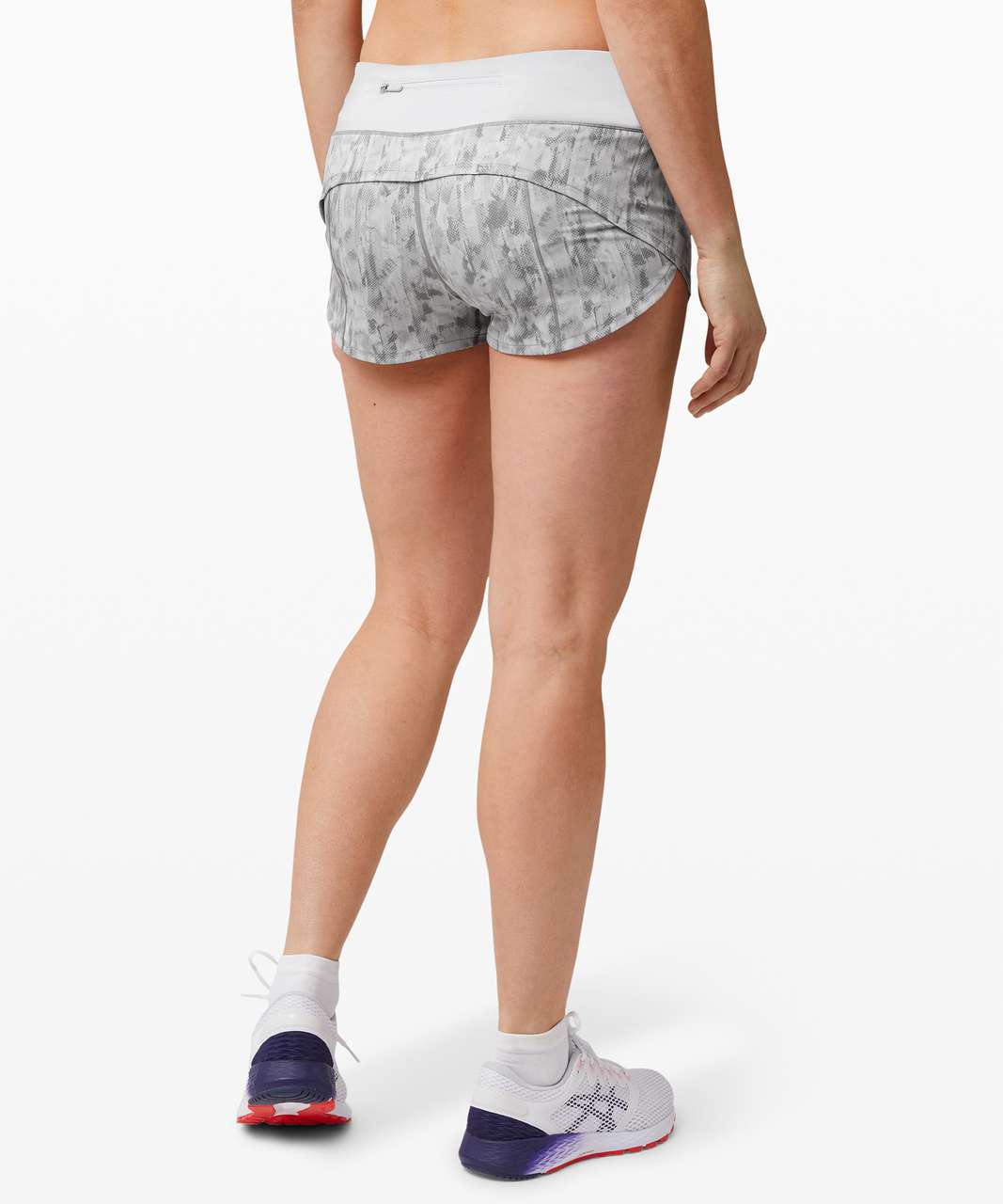 Lululemon Speed Up Short *2.5" - City Breeze Alpine White Multi / Alpine White