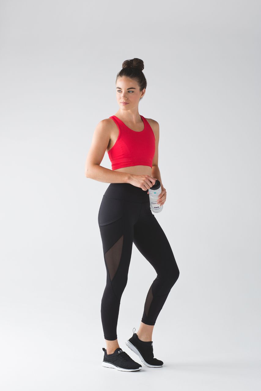 Lululemon Fast As Light Bra - True Red