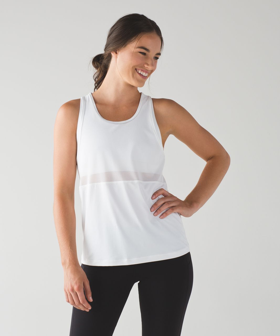 Lululemon Fast As Light 2-In-1 Tank - White