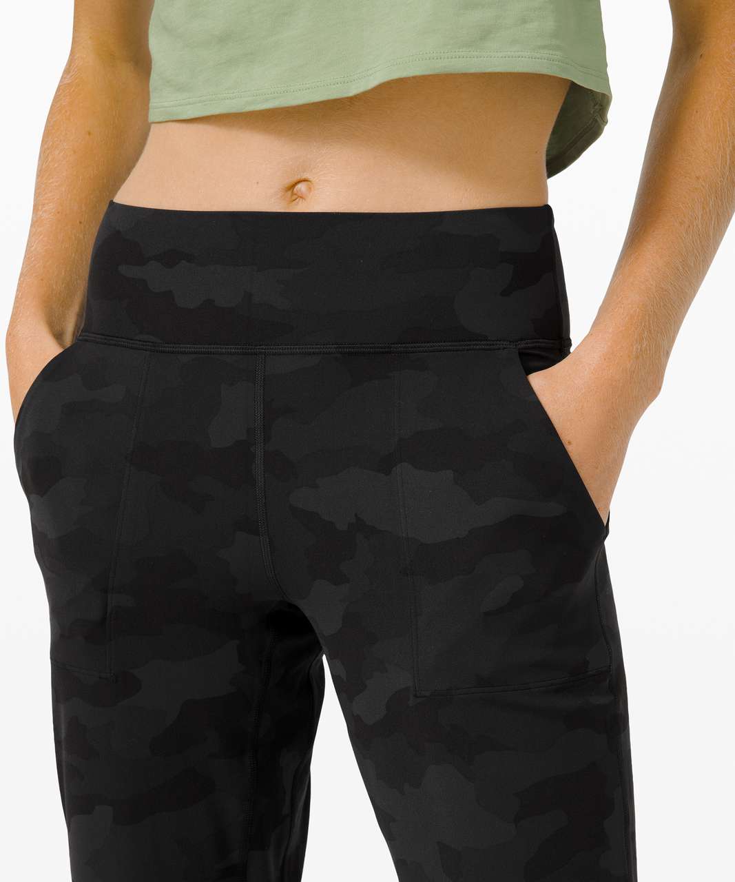 lululemon athletica, Pants & Jumpsuits, Lululemon Align Highrise Pant  28hideaway Camo Deep Coal Multi