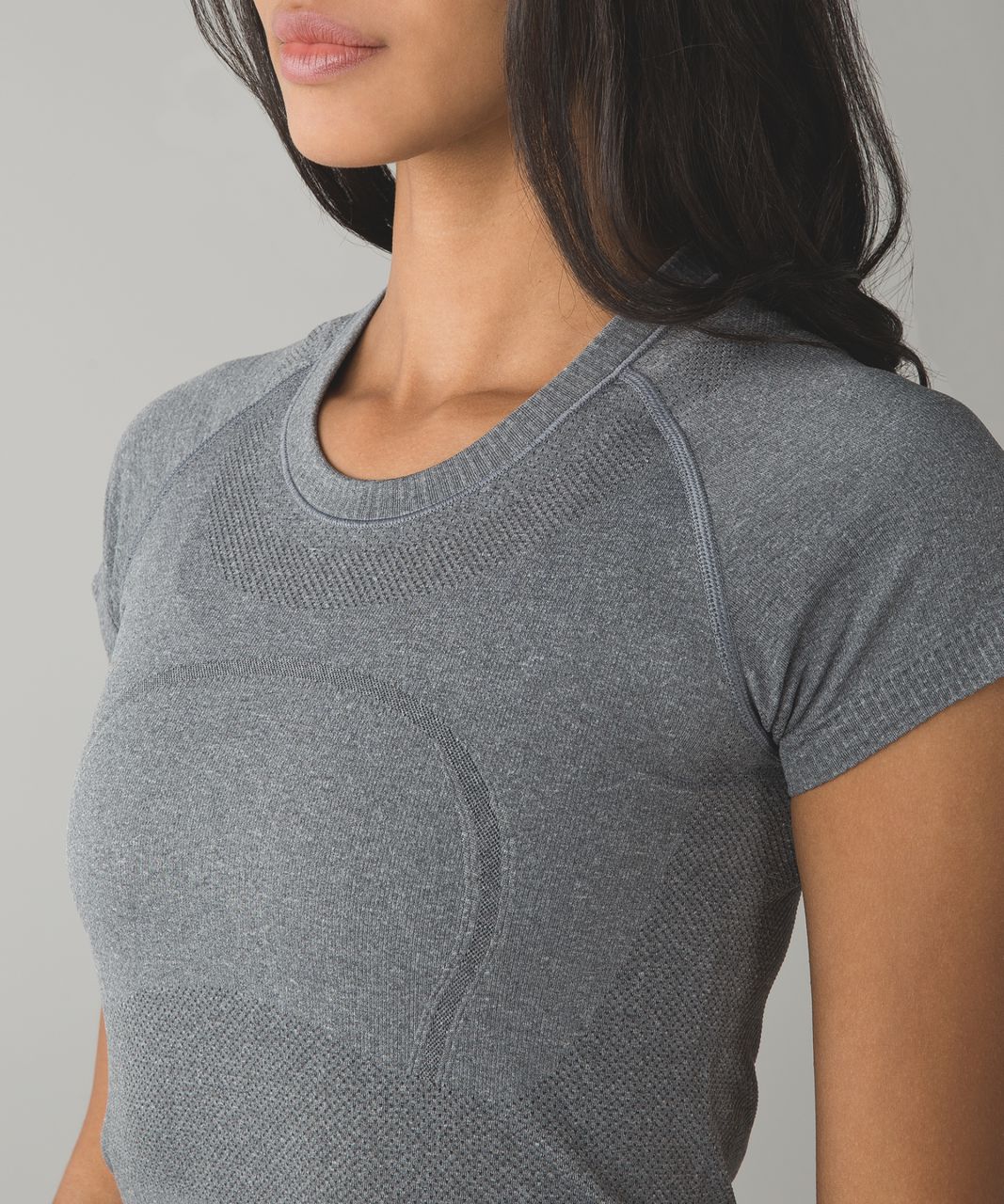 Lululemon Swiftly Tech Short Sleeve Crew - Heathered Slate