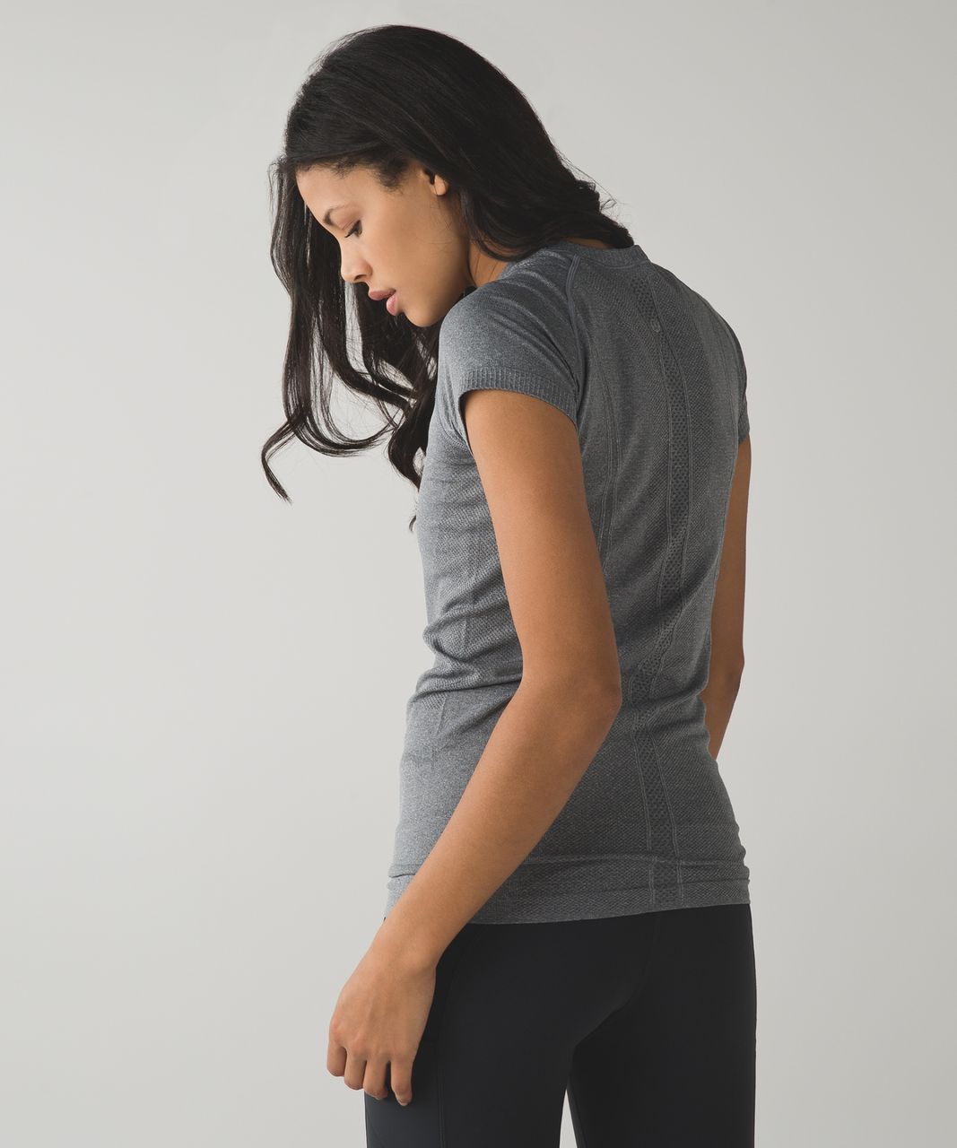 Lululemon Swiftly Tech Short Sleeve Crew - Heathered Slate