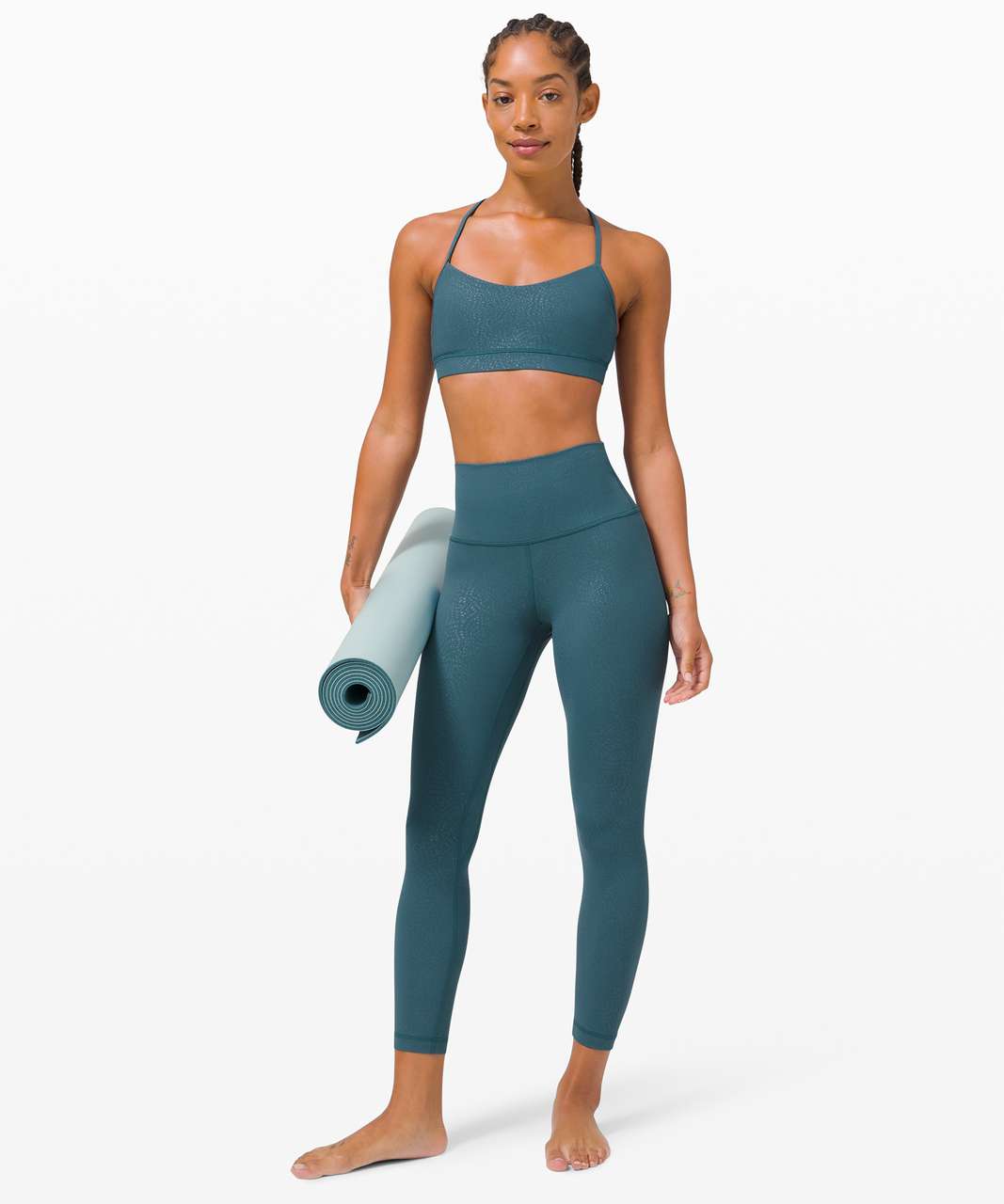 Lululemon Flow Y Bra Nulu *Light Support, B/C Cup - Filigree