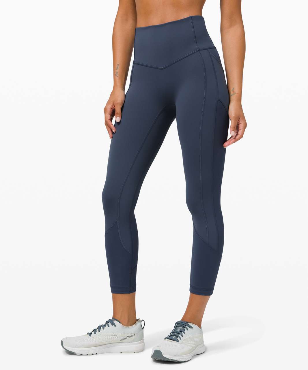 Lululemon Zoned In Tight *27 - Blue Charcoal - lulu fanatics