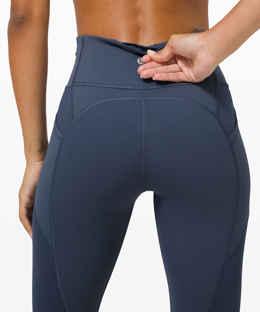 Lululemon All The Right Places Crop II *23" - Iron Blue