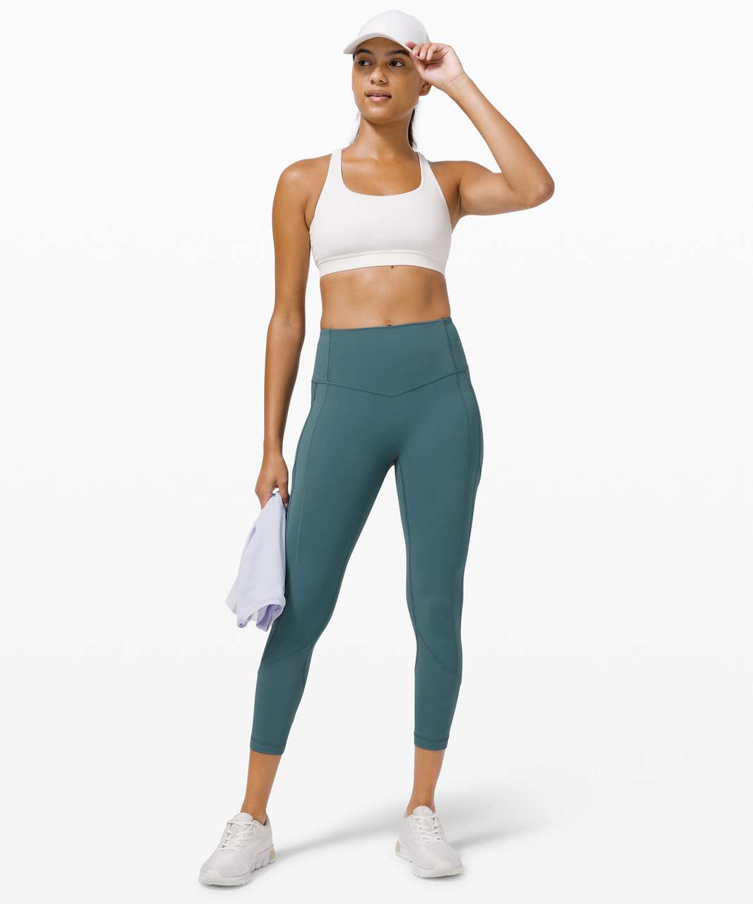 Lululemon All The Right Places Crop II *23" - Desert Teal