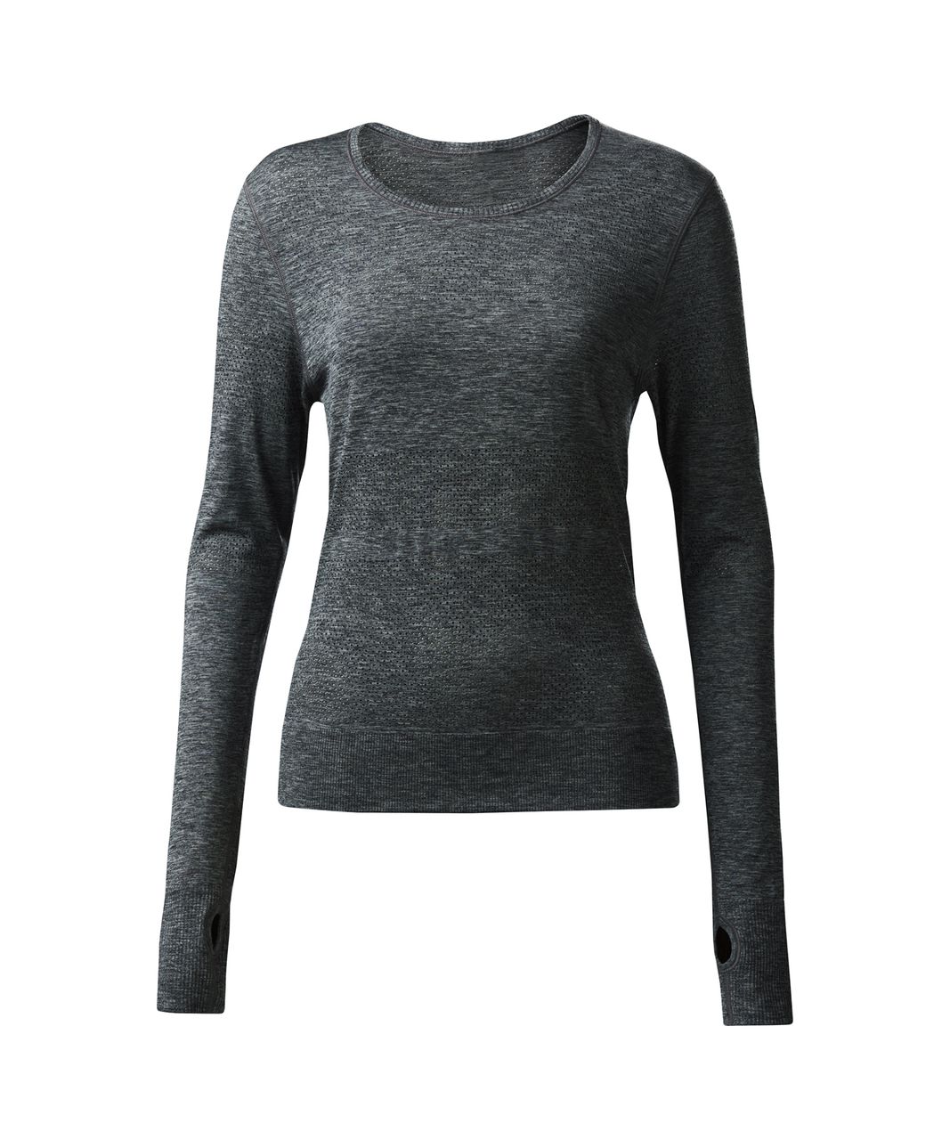 NWT Lululemon Breeze By Long Sleeve Graphite Grey size~4,6~ Train Run  Sweatshirt